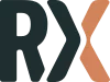 Logo of the RumX mobile app