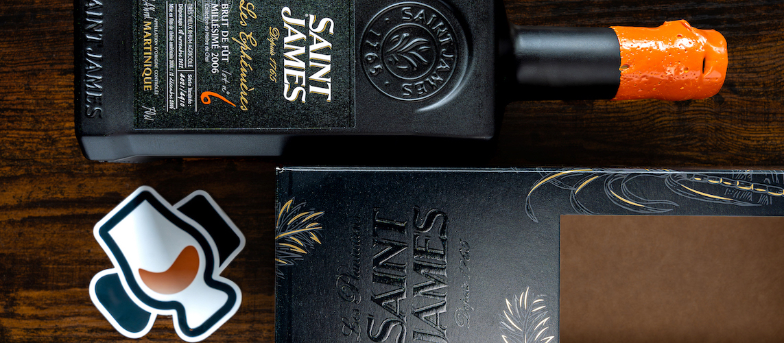 Close-up of the most tasted rum of April 2023: Saint James Les EphemĂšres No. 6