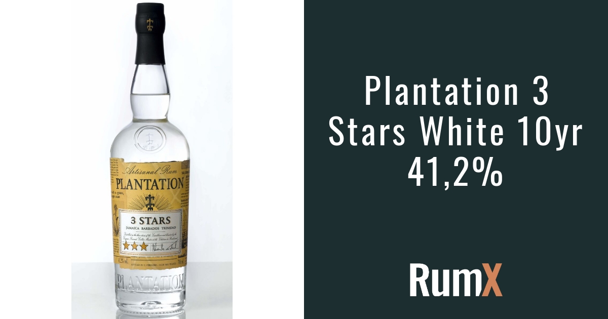 Plantation 3 Stars White Rum Top Rated (7.0/10) RX116 | RumX