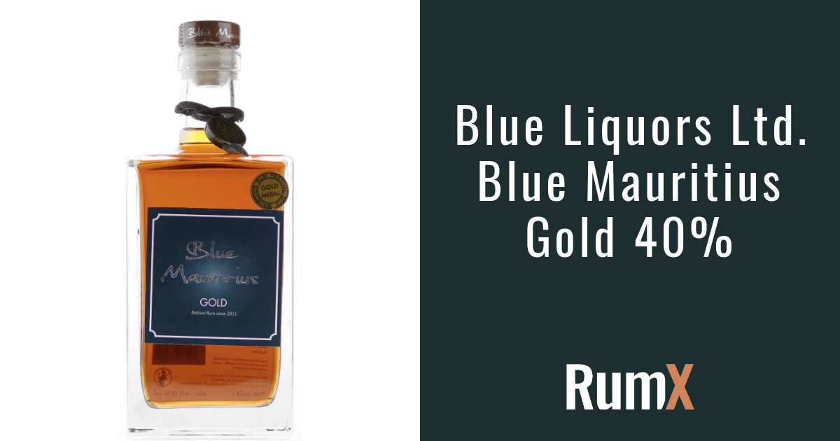 Blue Liquors Ltd. Blue Mauritius Gold 40 RX1190 RumX