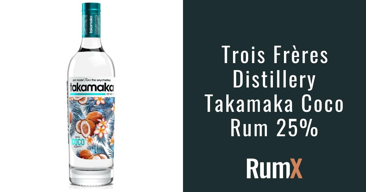 Trois Frères Distillery Takamaka Coco Rum 25% | RX1201 | RumX
