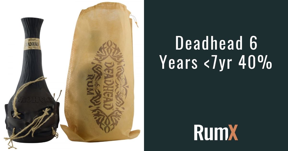 Deadhead 6 Years Mexican Rum - RumX Rating 6.0/10 - RX206