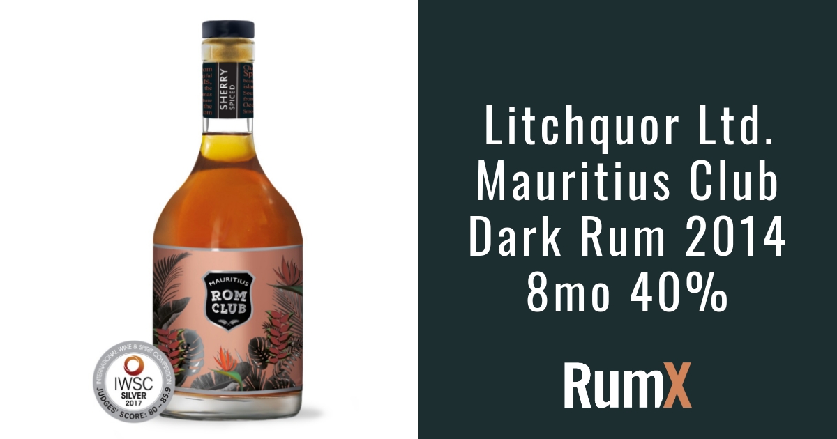 最も優遇の Mauritius Club RumX | RX1314 | 40% 8mo 2014 Rum Dark ウイスキー