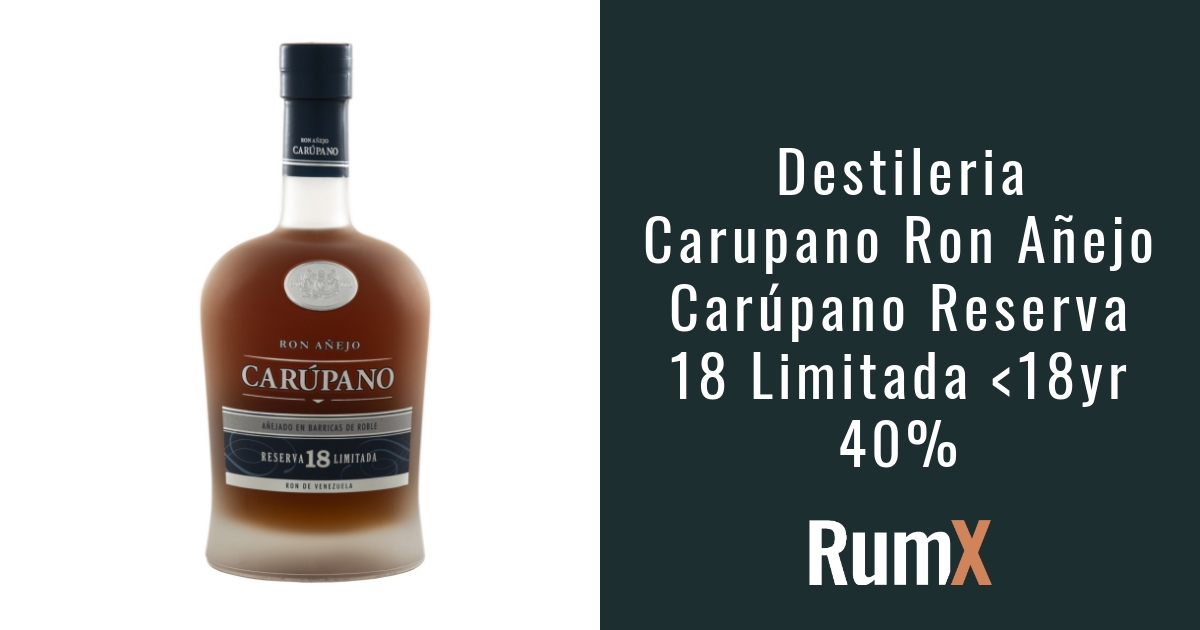 ラム酒CARÚPANO RON AÑEJO RESERVA 21 PRIVADA Ron Carupano Anejo Reserva Privada 21 Year