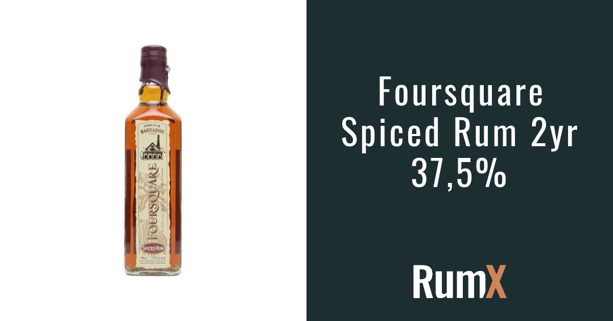 【未開封】FOURSQUARE SPICED RUM【ラム】 フォースクエア スパイスドラム - 酒が好き人が好き 武蔵屋