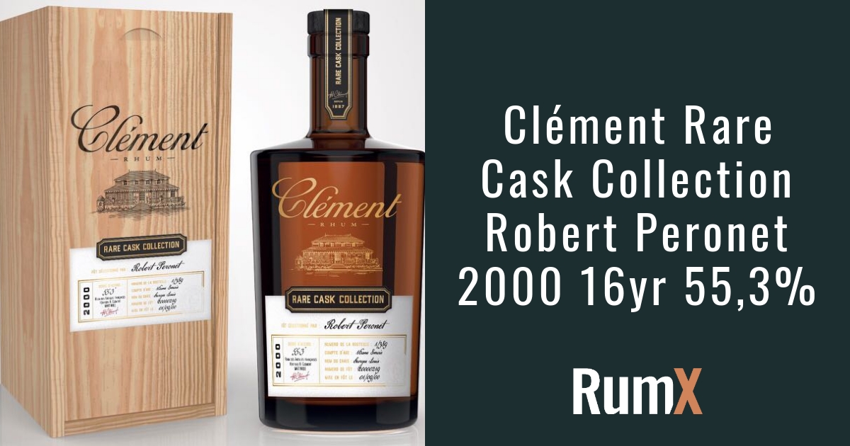 Clément Clément Rare Cask Collection Robert Peronet 2000 16yr 55,3