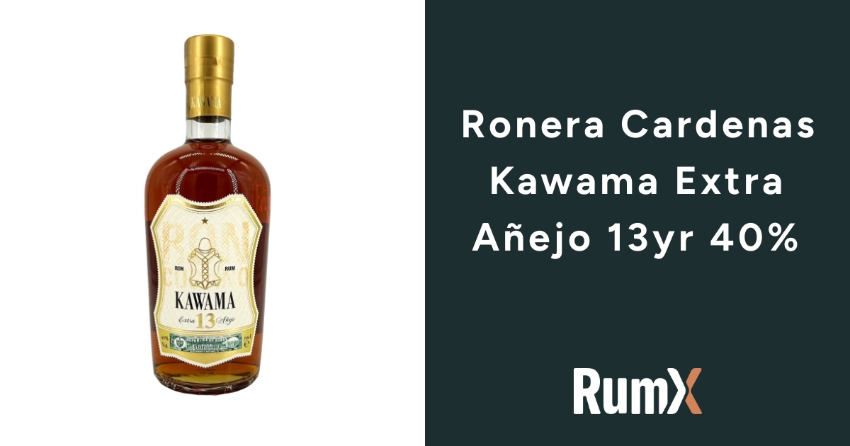 Ronera Cardenas Kawama Extra Añejo 13yr 40% | RumX
