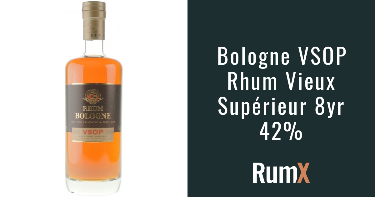 Buy Bologne VSOP Rhum Vieux Supérieur 8yr 42% | RumX