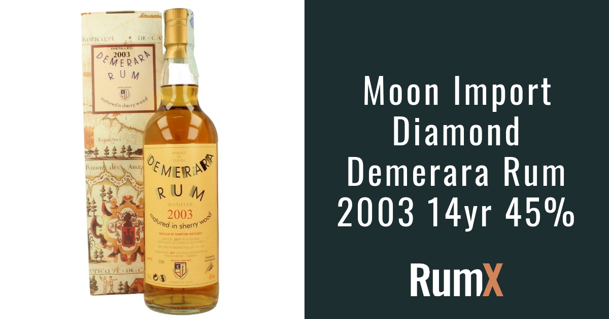 Moon Import Diamond Demerara Rum | RX3346 | RumX