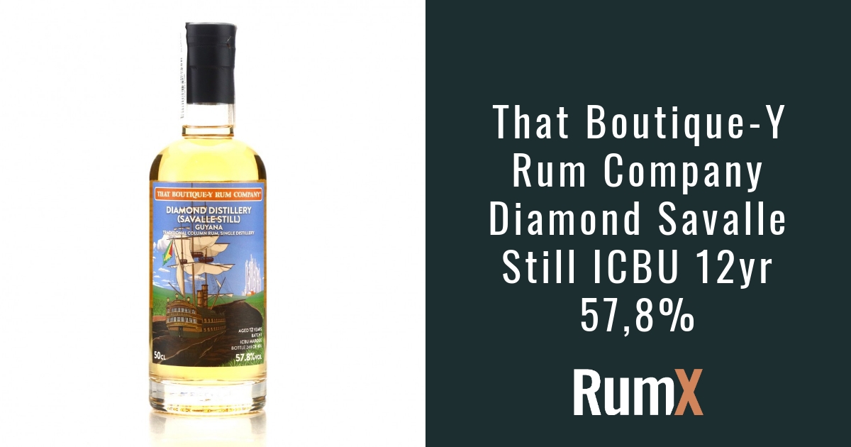 That Boutique-Y Rum Company Diamond Savalle Still ICBU 12yr 57,8