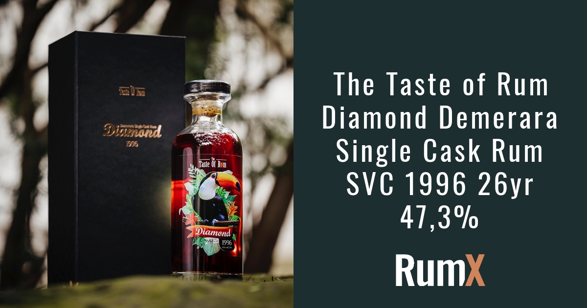 The Taste of Rum Diamond Demerara Single Cask Rum SVC 1996