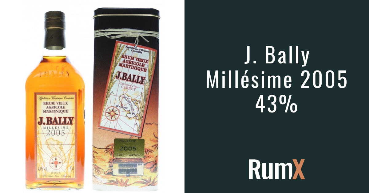 J. Bally Millésime 2005 43% - | RumX