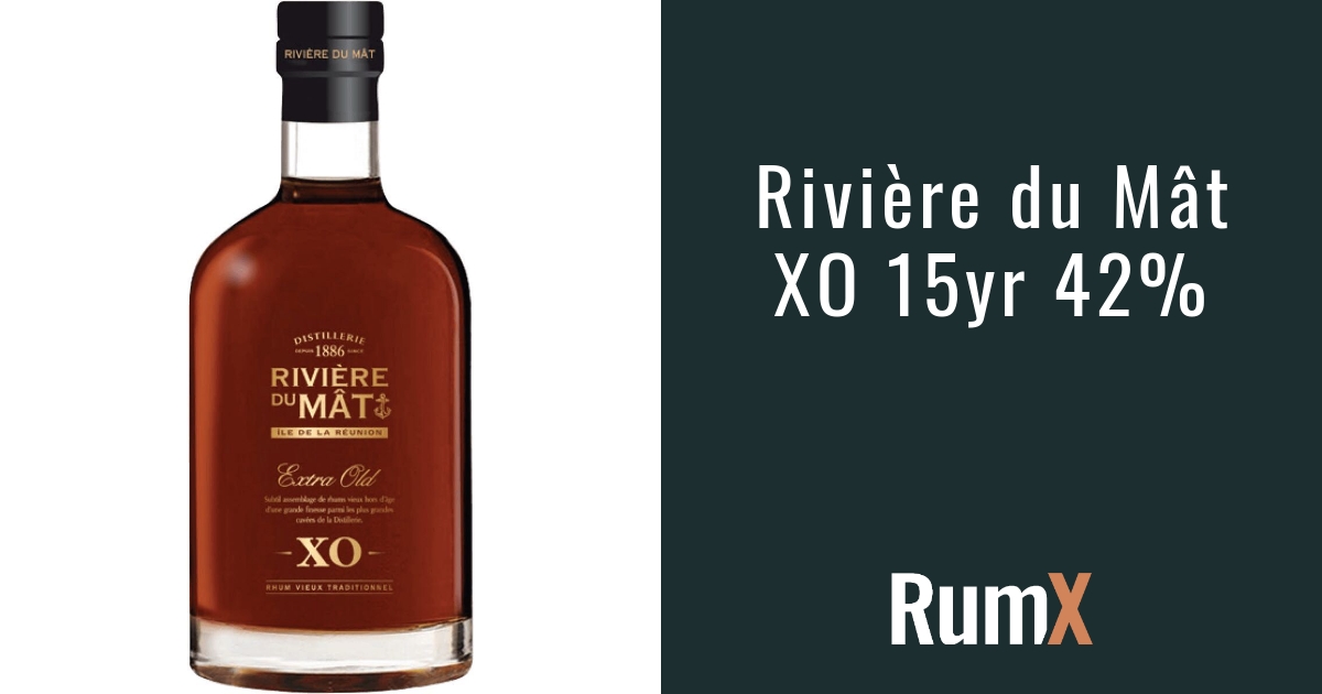 Rivière du Mât XO Rum 42% ABV Rated 7.0/10 RX811