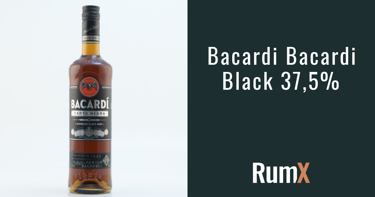 Bacardi Bacardi Black 37,5 RX7303 RumX