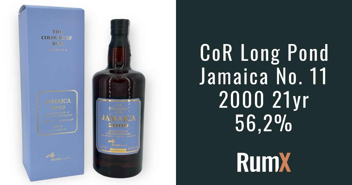 “Jamaica No.11 Rum, Long Pond 21YO ABV 56.2 RX14121” RumX