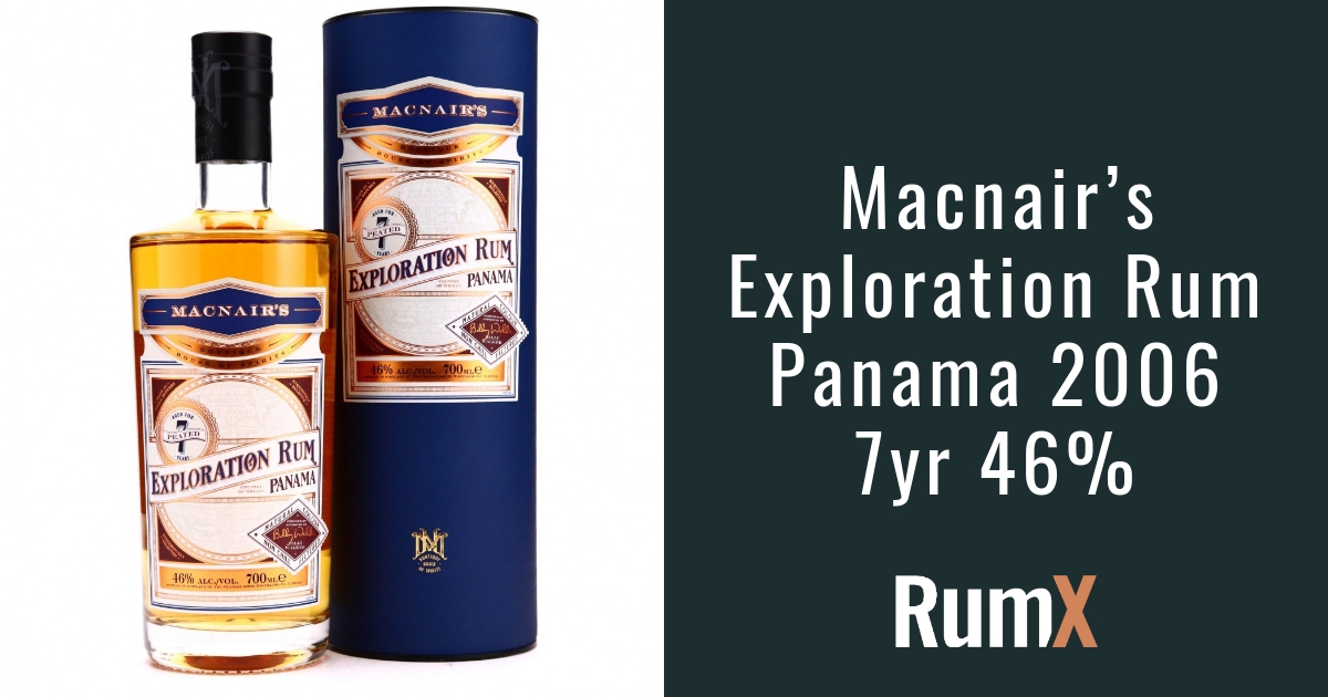 Macnair's Exploration Rum Panama 2006 7yr 46% | RX11026 | RumX