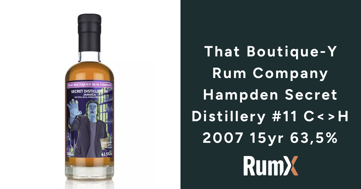 That Boutique-Y Rum Company Hampden Secret Distillery #11 C