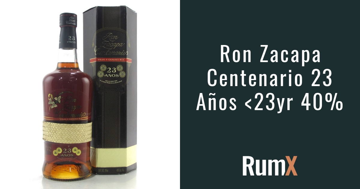 Ron Zacapa 23yr Premium Guatemalan Rum - 7.5/10 RX24