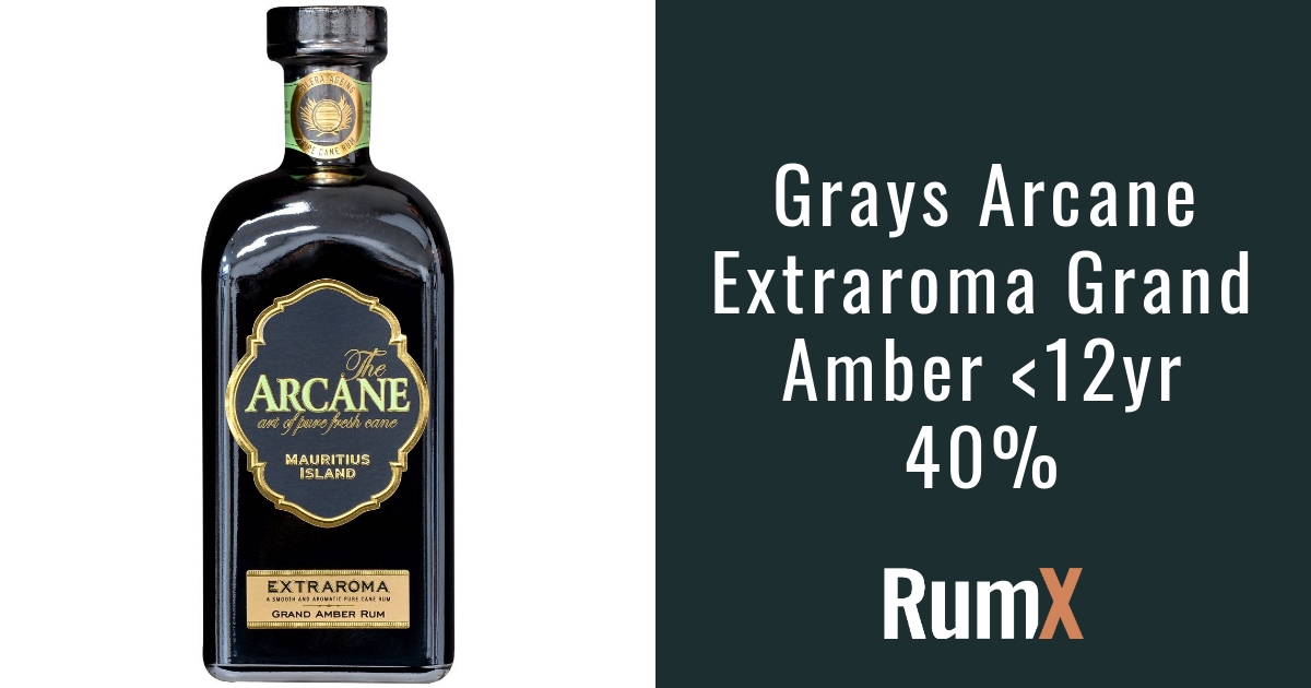 Grays Arcane Extraroma Grand Amber | RX81 | RumX