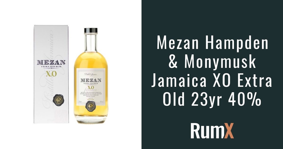 Mezan Hampden & Monymusk Jamaica XO Extra Old 23yr 40% | RX6237 | RumX