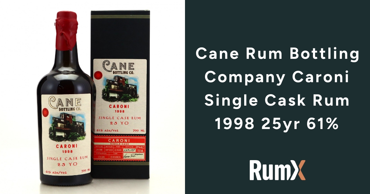 Buy Cane Rum Bottling Company Caroni Single Cask Rum | RumX