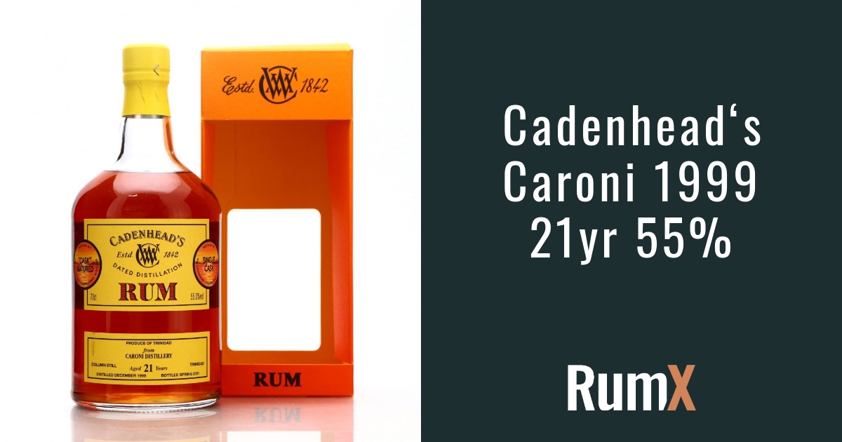 Cadenhead's Caroni 1999 21yr 55% | RumX