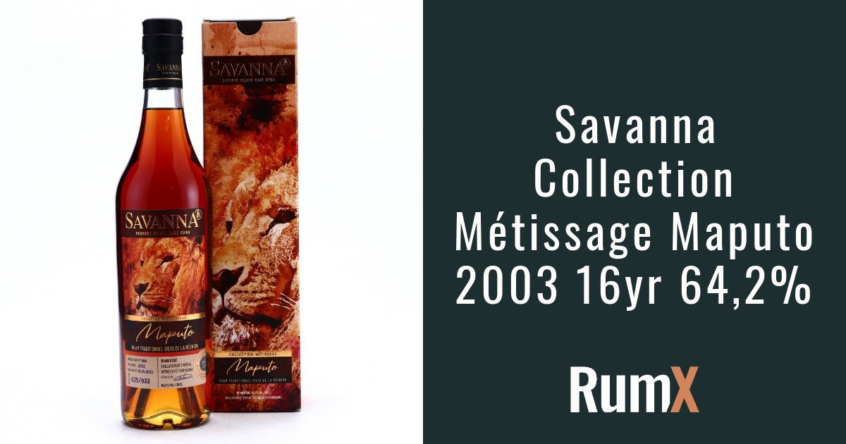 Savanna Collection Métissage Maputo 2003 16yr 64,2% | RumX