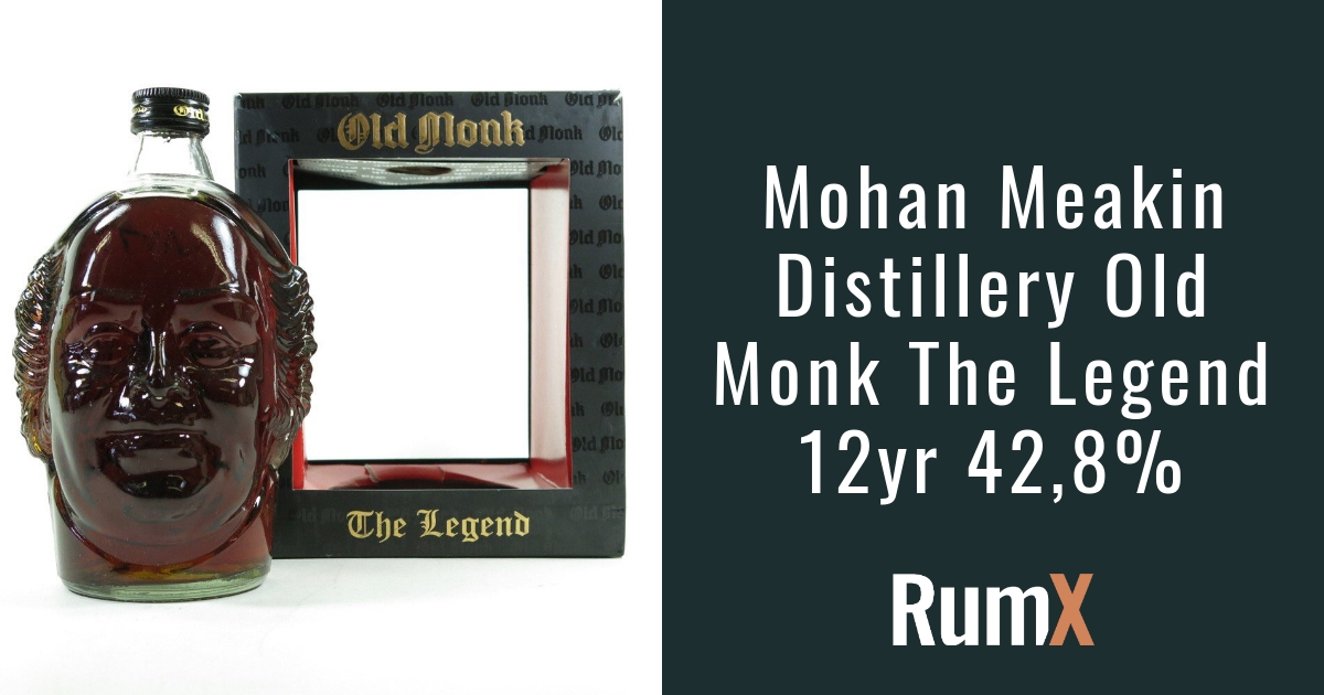 Mohan Meakin Distillery Old Monk The Legend 12yr 42,8 RX1735 RumX