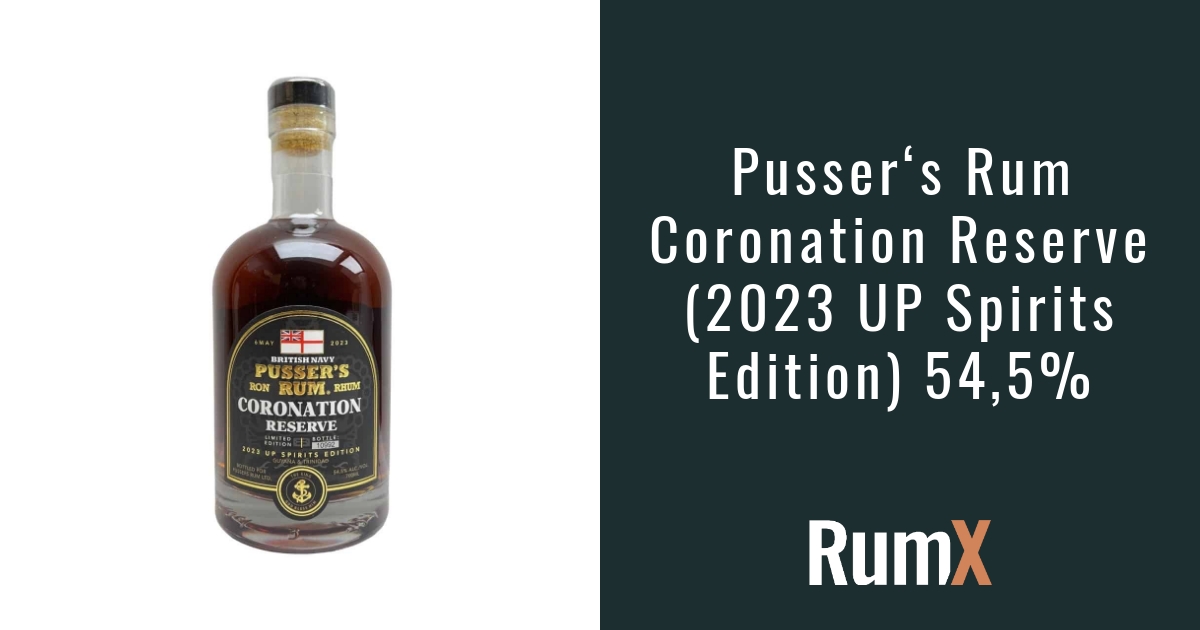 Pusser‘s Rum Coronation Reserve (2023 UP Spirits Edition) 54,5 RX16052 RumX