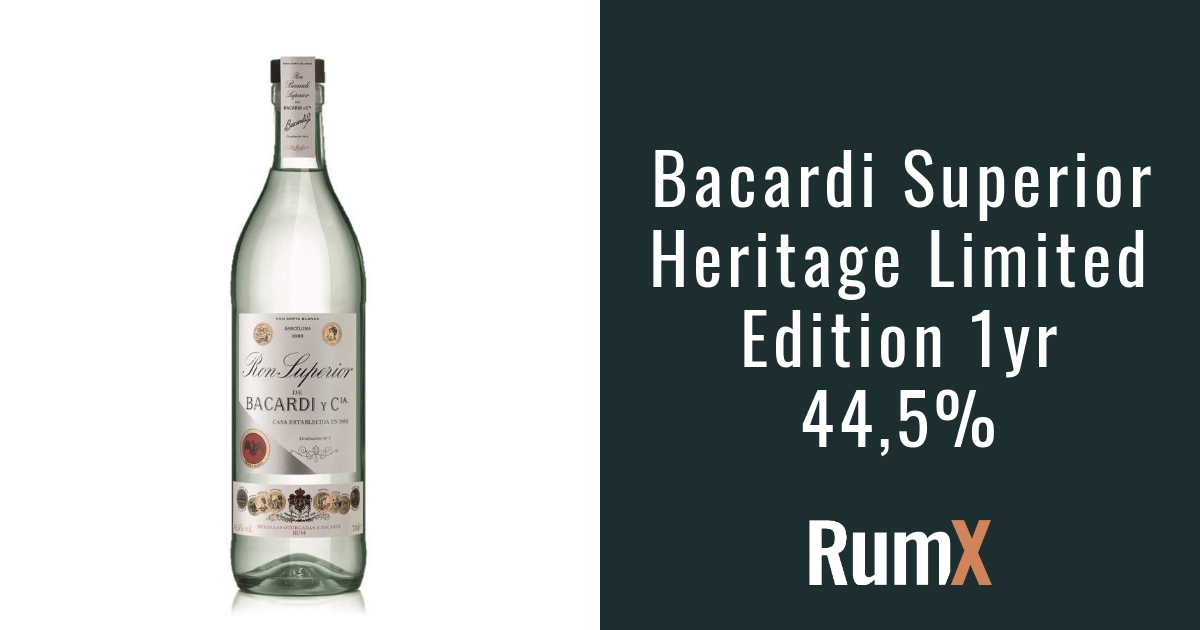 Bacardi Superior Heritage Limited Edition | RX2779 | RumX