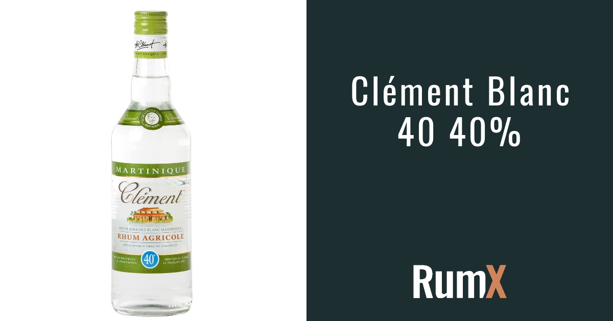 Clément Blanc 40 40% | RX5960 | RumX