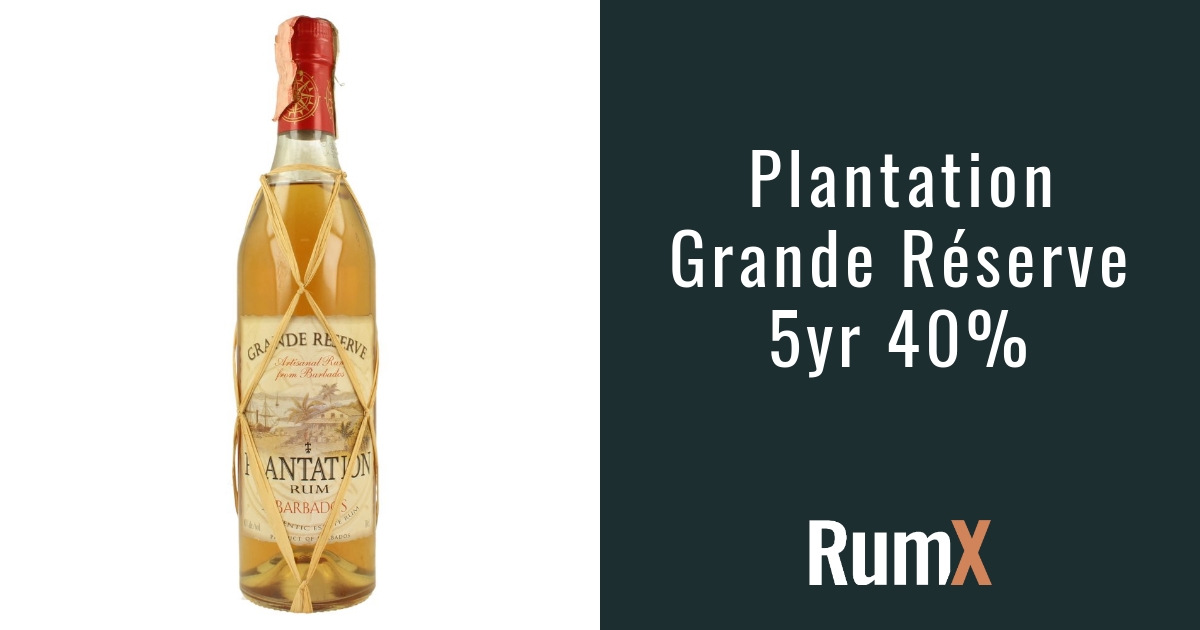 Plantation Grande Réserve 5yr 40% | RX4454 | RumX