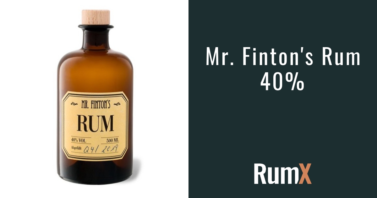 | RumX Finton\'s RX5784” Rum - Mr. Unique Rum