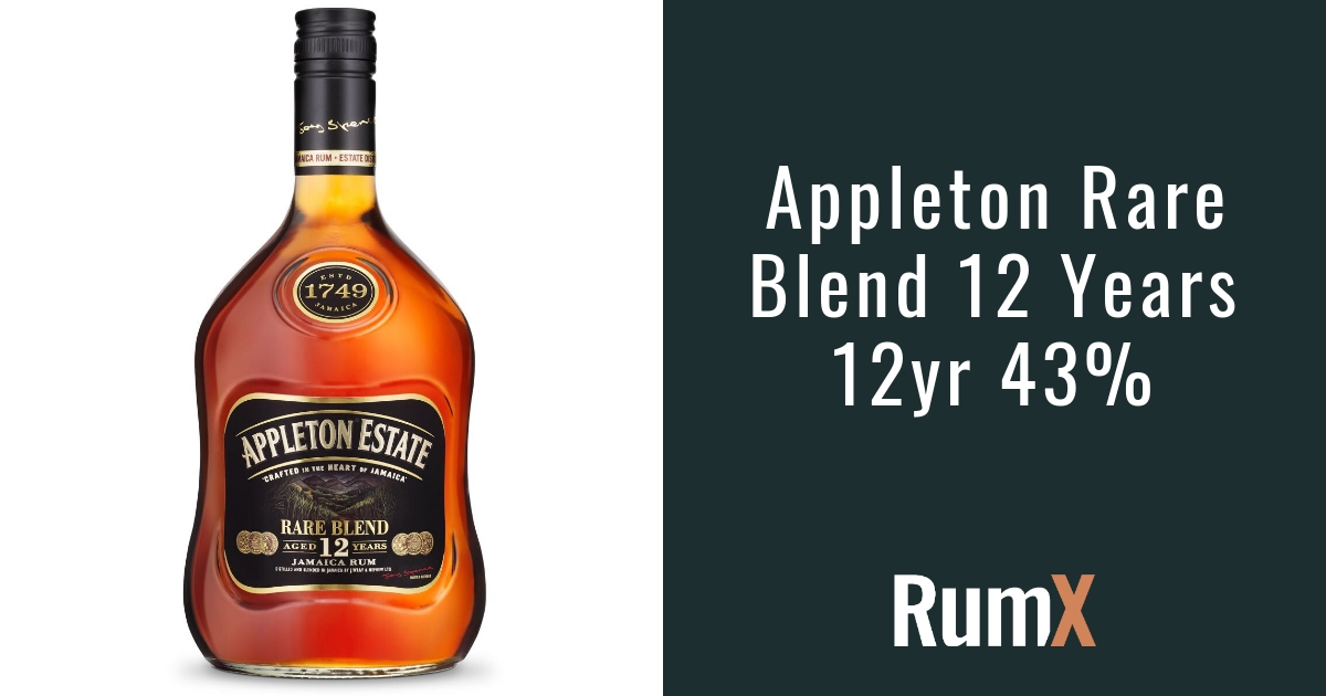 Buy Appleton Rare Blend 12 Years 12yr 43% | RumX