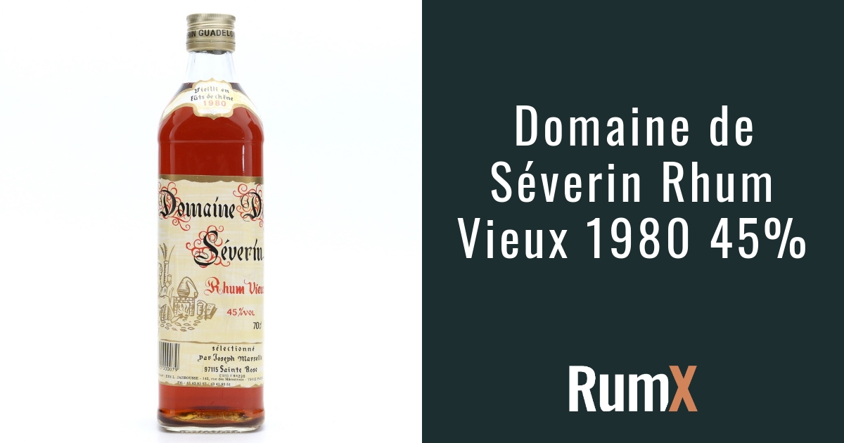 Domaine de Séverin Rhum Vieux 1980 | RX9610 | RumX