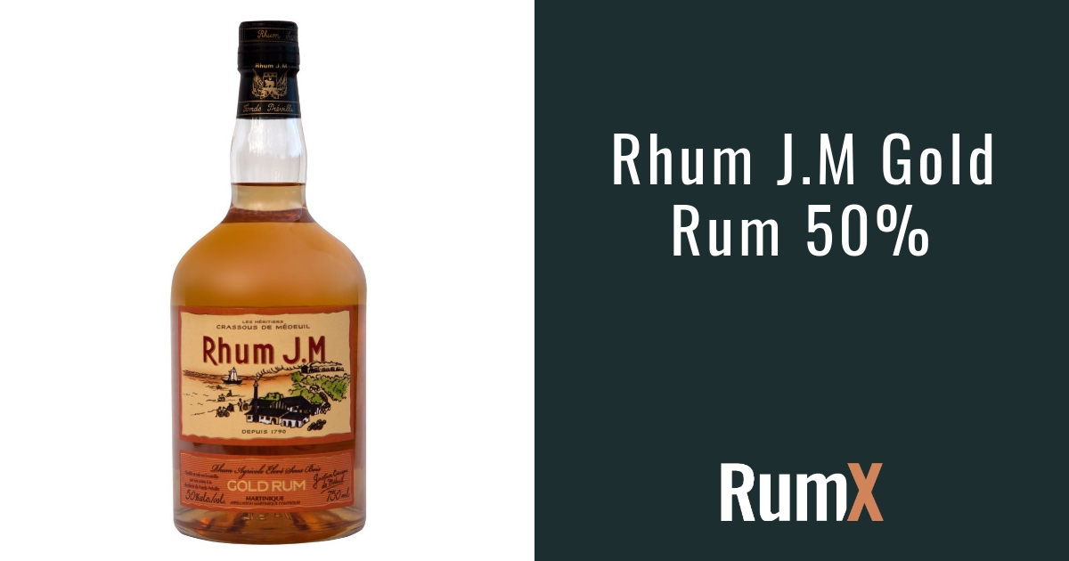 Rhum J.M Gold Rum, 50 RX988 RumX