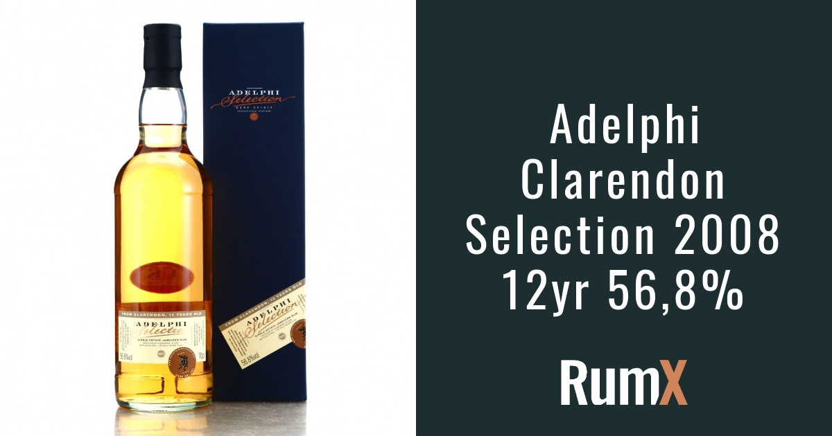 Adelphi Clarendon Selection 2008 12yr 56,8% | RumX