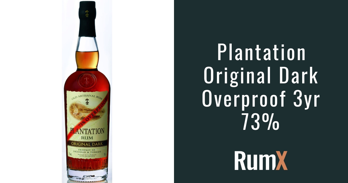 Buy Plantation Original Dark Overproof 3yr 73% | RumX