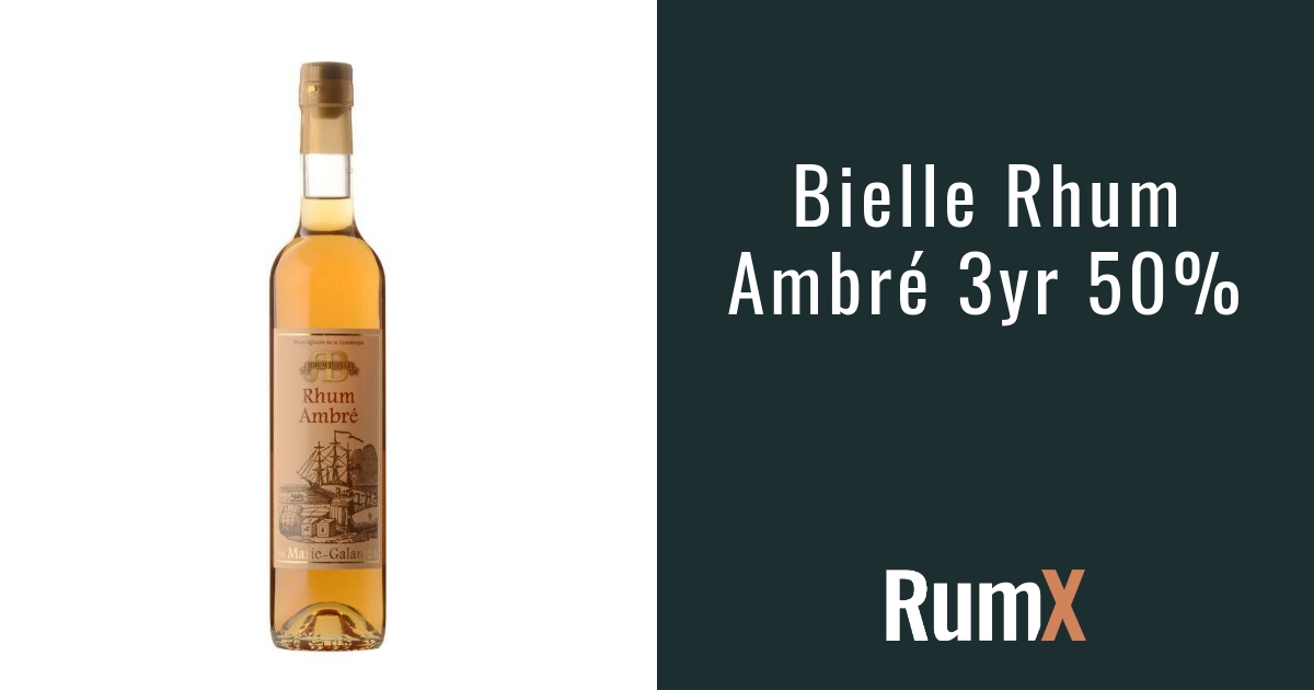 BIELLE - Rhum Ambré - 50%