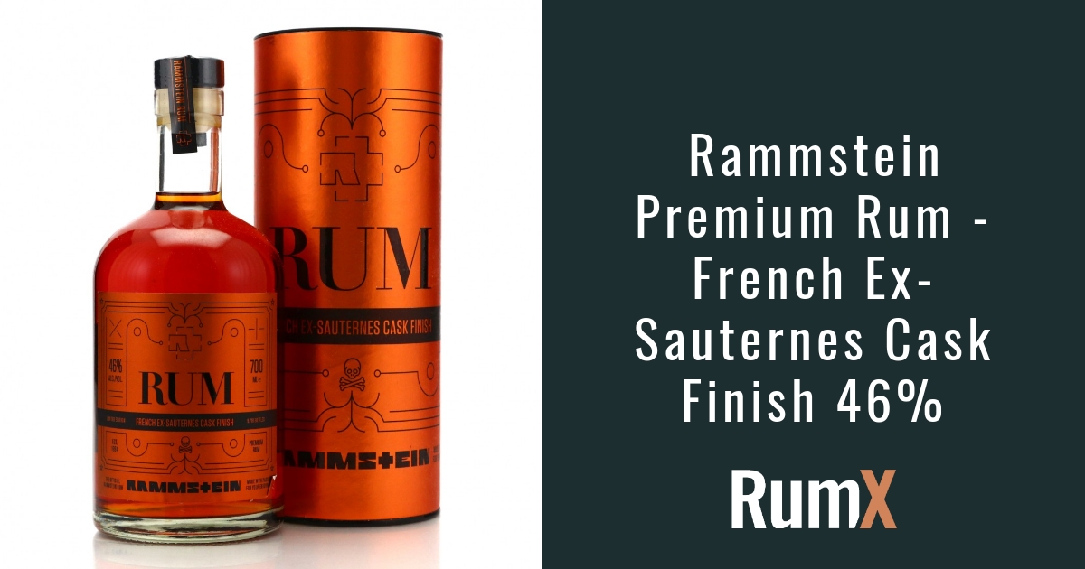 Rammstein Premium Rum - French Ex-Sauternes Cask Finish 46%