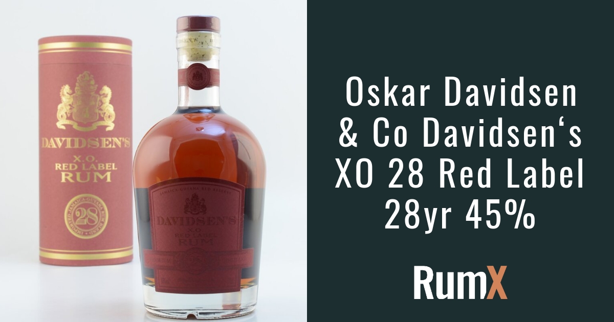 Oskar Davidsen & Co Davidsen's XO 28 Red Label | RX4712 | RumX