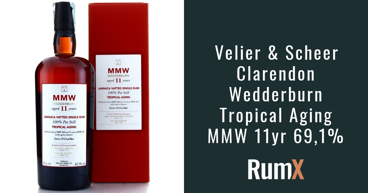 Velier & Scheer Clarendon Wedderburn Tropical Aging MMW 11yr 69,1
