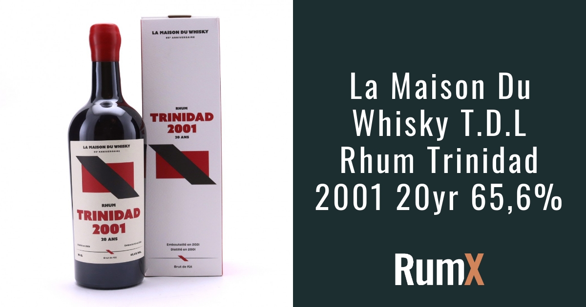 La Maison Du Whisky T.D.L Rhum Trinidad (Flag Series) 2001