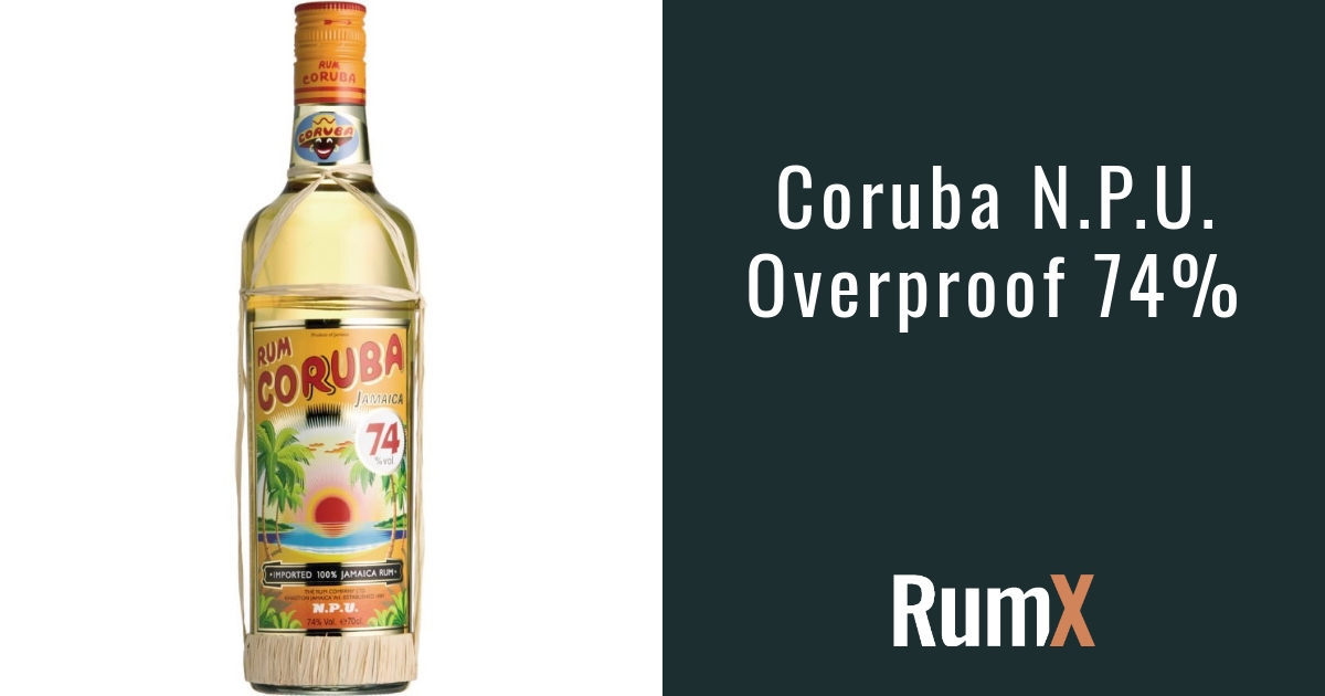 Coruba - NPU 74%  Rhum de Jamaique