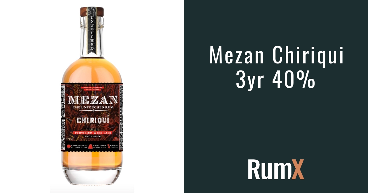 Chiriqui Rum Panama Mezan 3-Year-Old RX4698 | RumX