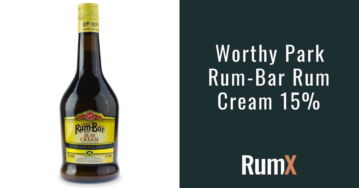 Worthy Park RumBar Rum Cream 15 RX2178 RumX