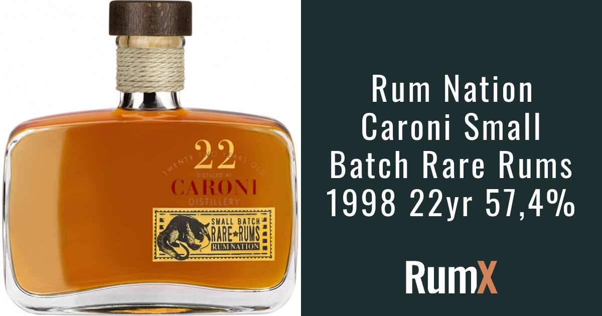 Buy Rum Nation Caroni Small Batch Rare Rums 1998 | RumX