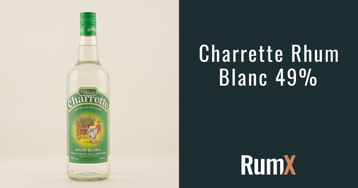 Rhum Charrette blanc 49° 1L : : Epicerie