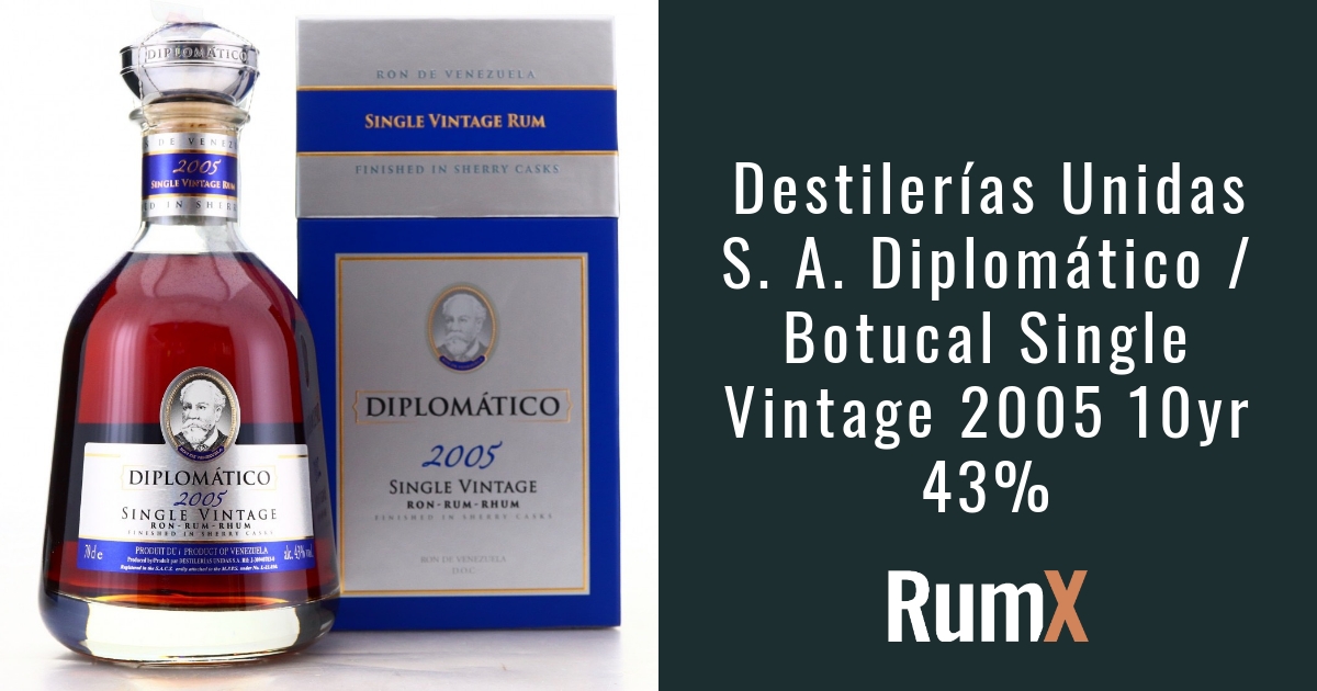 Diplomatico - Botucal Ambassador Selection Rum, Venezuela