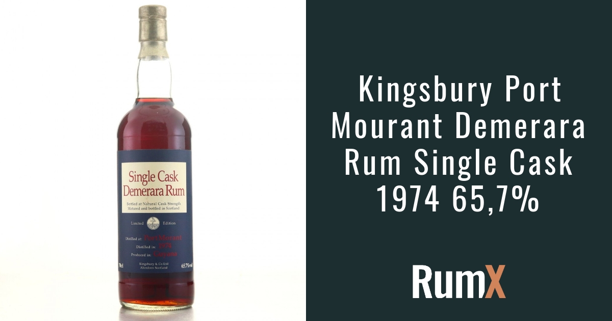 Kingsbury Port Mourant Demerara Rum Single Cask | RX5871 | RumX